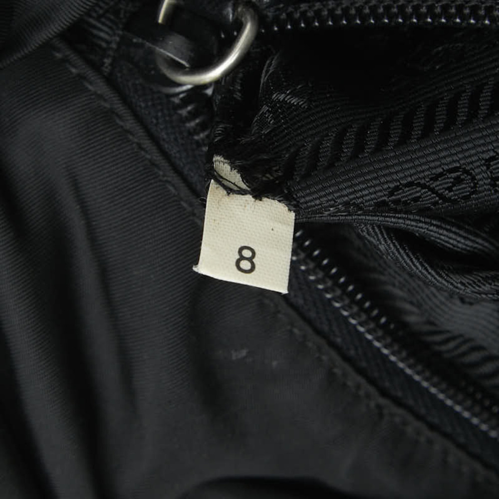 PRADA Black Leather Shoulder Bag - Picture 8 of 8
